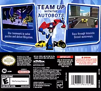 Image n° 2 - boxback : Transformers Animated - The Game